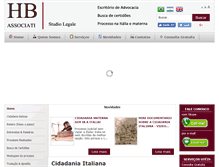 Tablet Screenshot of cidadaniaitalianaassistencia.com